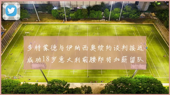 多特蒙德与伊纳西奥续约谈判接近成功18岁意大利前腰即将加薪留队